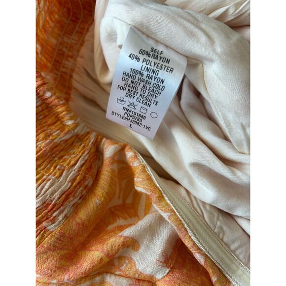 STORIA PALM TREE STRAPLESS JUMPSUIT SIZE LARGE REVOLVE - Picture 8 of 8